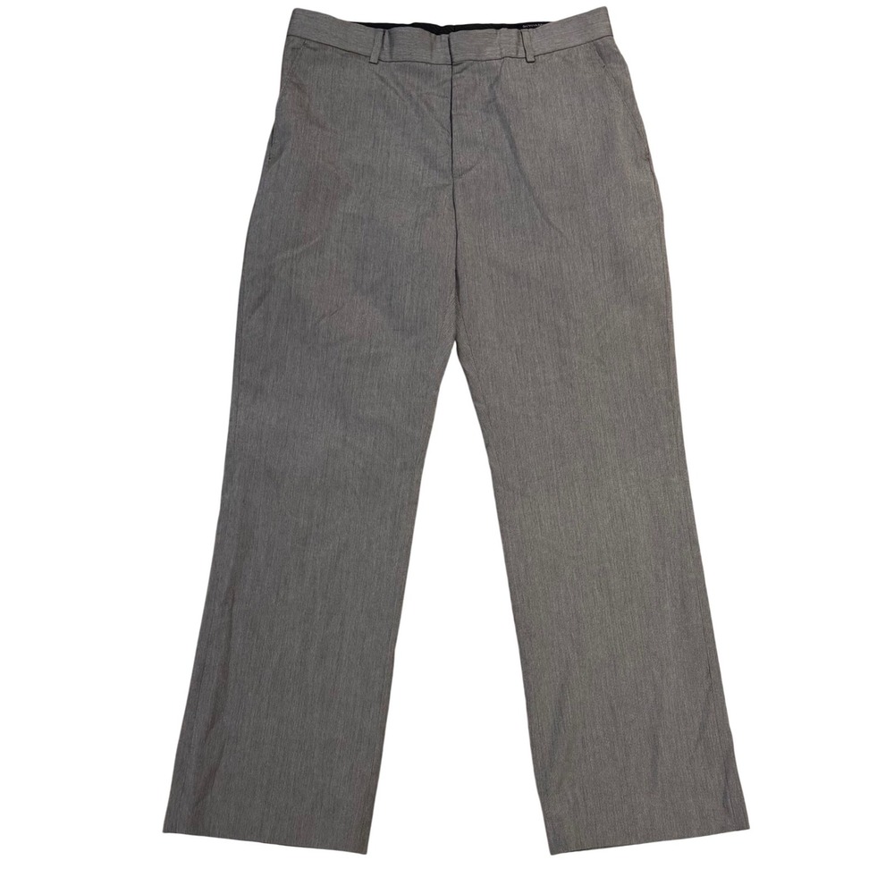 Banana Republic‎ Dress Pants Grey Tailored Fit Textured Mens 33x32